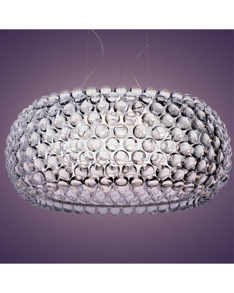 FOSCARINI SUSPENSION CABOCHE PLUS GRANDE TRANSPARENTE