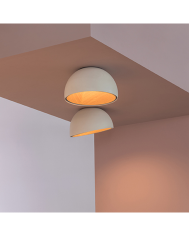 Plafonnier DUO Small Cream | Vibia