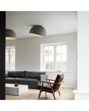 Plafonnier DUO Large Grafite | Vibia