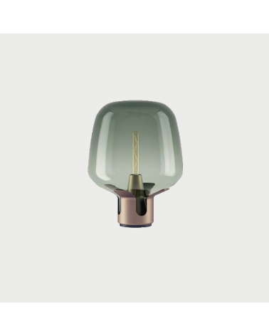 Lampe à poser LODES | Flar Small Turquoise - SCENEO L'art de la lumière
