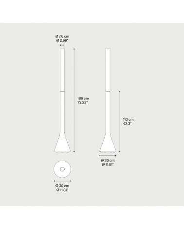LODES | Lampadaire Croma Vert - SCENEO L'art de la lumière
