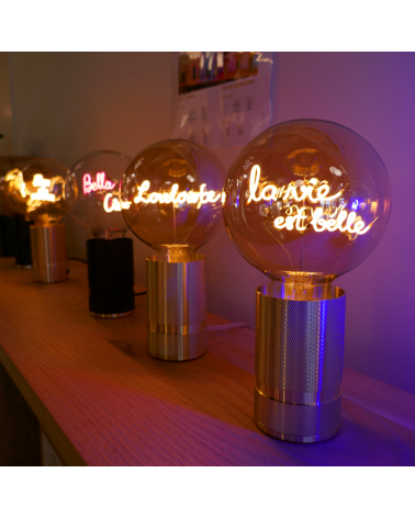 MITB ELEMENTS LIGHTING | Lampe à poser La vie est belle - SCENEO