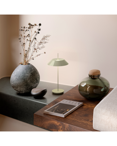 VIBIA | Lampe rechargeable Mayfair Mini Green - SCENEO