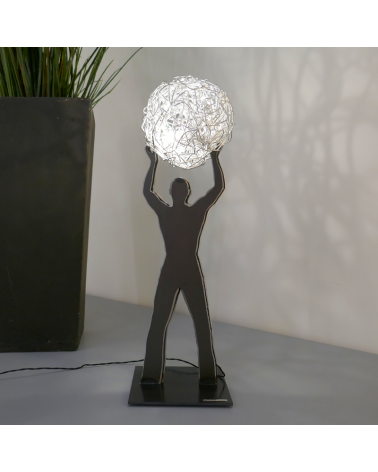 CATELLANI & SMITH | Lampe à poser Uomo Della Luce S - SCENEO