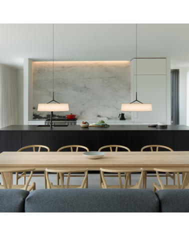 VIBIA | Suspension Dama Beige - SCENEO L'art de la lumière