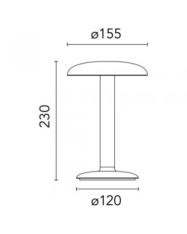 FLOS | Lampe à poser Gustave - SCENEO