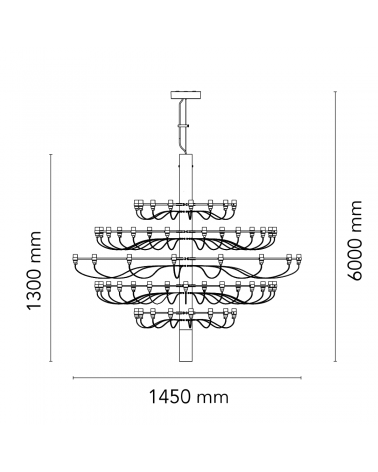 Flos - Suspension 2097/75  | Sceneo - L'art de la lumière