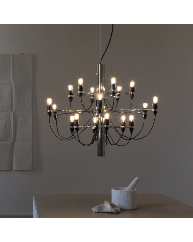 Flos - Suspension 2097/18 Chrome  | Sceneo - L'art de la lumière