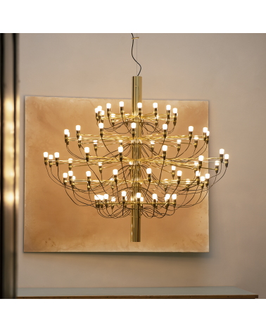 Flos - Suspension 2097/75 Laiton | Sceneo - L'art de la lumière
