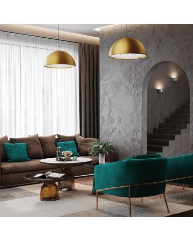 Flos - Suspension Skygarden Doré | Sceneo - L'art de la lumière