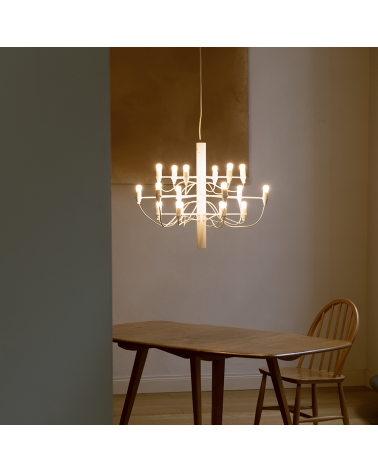 Flos - Suspension 2097/18 Blanc  | Sceneo - L'art de la lumière