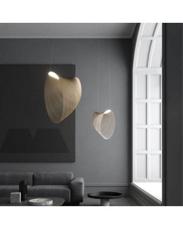SUSPENSION LUCEPLAN ILLAN BOIS NATUREL